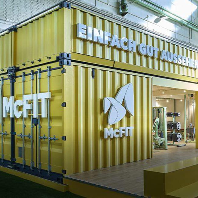 McFit Messecontainer
